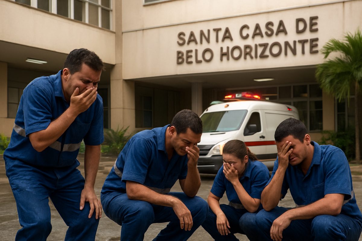 Funcionários da Santa Casa de BH sentem mal-estar após vazamento químico